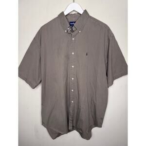 VTG Polo Ralph Lauren Blake Short Sleeve Button Down Shirt Size: XL